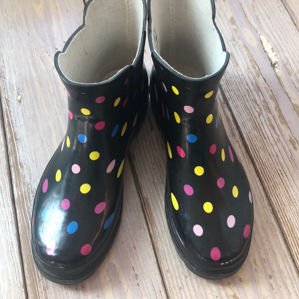 Low ankle rain boots only worn once